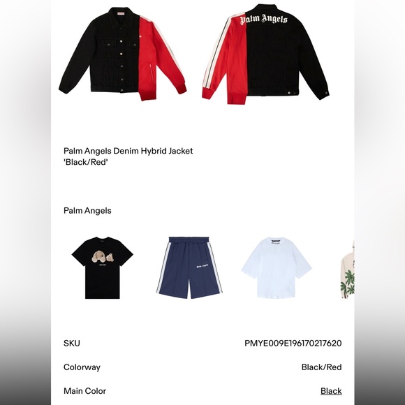 Palm angles denim hybrid jacket - Picture 3 of 3